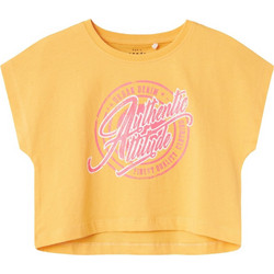 Name It Παιδικό Crop Top Κοντομάνικο Πορτοκαλί 13215793