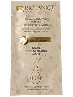 Biotaniqe Snail Κρεμώδης Μάσκα Προσώπου για Ενυδάτωση & Λάμψη με Εκχύλισμα Σαλιγκαριού 10ml