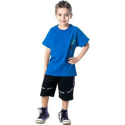 Joyce Παιδικό Σετ για Αγόρι Καλοκαιρινό Μαύρο Royal Blue 201431