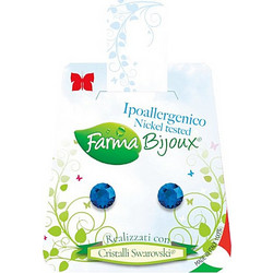 Farma Bijoux Γυναικεία Σκουλαρίκια Καρφωτά από Ορείχαλκο με Swarovski 8058056817204