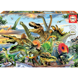 Puzzle Educa Dinosaurs 500 Κομμάτια