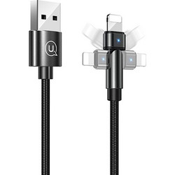 Usams US-SJ476 USB-A to Lightning Cable 10.5W 1m Black SJ476USB01