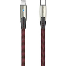 Awei CL-119L Braided USB-C to Lightning Cable 20W 1m Red 887943