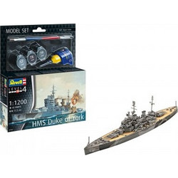 Revell HMS Duke Of York Συναρμολογούμενο Πλαστικό Μοντέλο Καραβιού 1:1200 65182