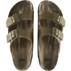 Quiksilver Embark Ανδρικές Παντόφλες Καλοκαιρινές Χακί AQYL101380-GVJ1