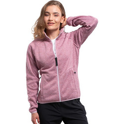 Icepeak Γυναικεία Ζακέτα Φούτερ Μακριά με Φερμουάρ Ροζ 54837872-615