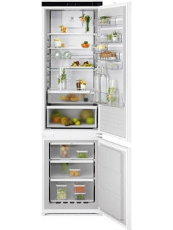 Electrolux ENT6ME19S Εντοιχιζόμενος Ψυγειοκαταψύκτης 269lt No Frost Υ189.4xΠ56xΒ55cm Λευκός