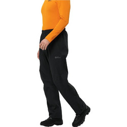 Jack Wolfskin Ανδρικό Παντελόνι Κανονική Εφαρμογή Μαύρο 1116351-6000