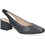 Caprice Ανατομικές Γόβες Slingback Δερμάτινες με Χοντρό Χαμηλό Τακούνι Navy Μπλε 9-29500-42-855