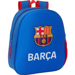 Safta F.C. Barcelona Σχολική Τσάντα Πλάτης Νηπιαγωγείου Μπλε 622484890