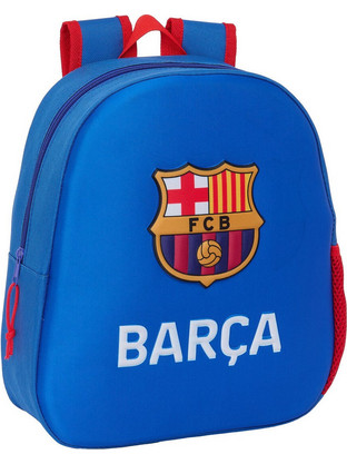 Safta F.C. Barcelona Σχολική Τσάντα Πλάτης Νηπιαγωγείου Μπλε 622484890