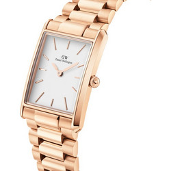 Daniel Wellington 9-Link Γυναικείο Ρολόι με Ροζ Χρυσό Μεταλλικό Μπρασελέ DW00100699