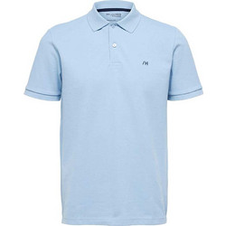 Selected Ανδρική Μπλούζα Polo Κοντομάνικη Cashmere Blue 16087839