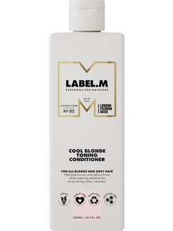 Label.m Cool Blonde Toning Conditioner για Προστασία Χρώματος & Επανόρθωση για Βαμμένα Mαλλιά 1lt
