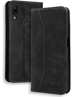 Bodycell Pu Leather Book Black (Xiaomi Redmi Note 7 / 7 Pro)