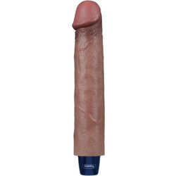 Lovetoy Real Softee Vibrating Dildo 9" Ρεαλιστικός Δονητής 23cm Καφέ