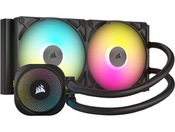 Corsair iCue Link Titan 280 RX Black Υδρόψυξη CPU 140mm RGB για Socket 1700 / 1851 / AM4 / AM5