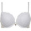 Lormar PIZZO Σουτιέν Balconette Push Up με Μπανέλα Λευκό