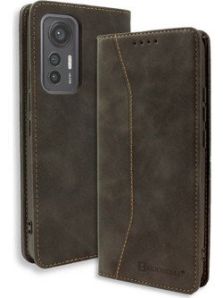 Bodycell Pu Leather Book Black (Xiaomi 12 Lite)