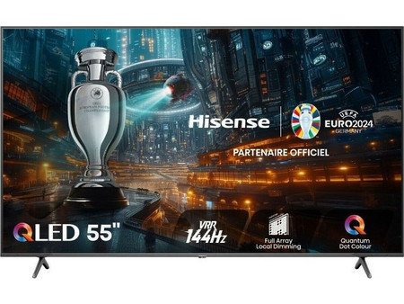 Hisense 55E7NQ Pro Smart Τηλεόραση 55" 4K UHD QLED HDR (2024)