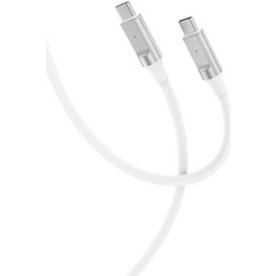 XO NB-Q252B USB-C to USB-C 60W 1m White 6920680844791
