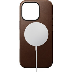 Nomad Traditional Leather Back Cover Brown (iPhone 16 Pro Max)