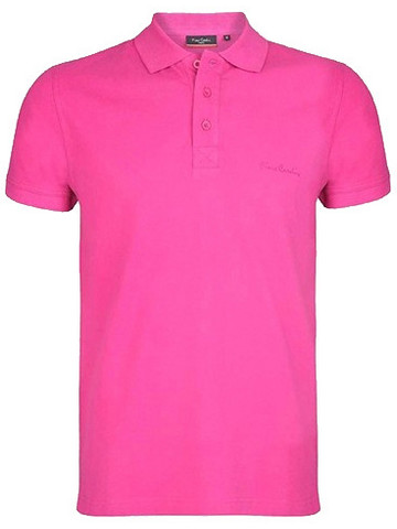 Pierre Cardin Ανδρική Μπλούζα Polo Κοντομάνικη Φούξια 00080141