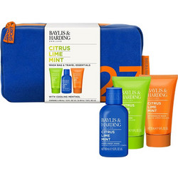 Baylis & Harding Men's Citrus, Lime & Mint Wash Bag Set