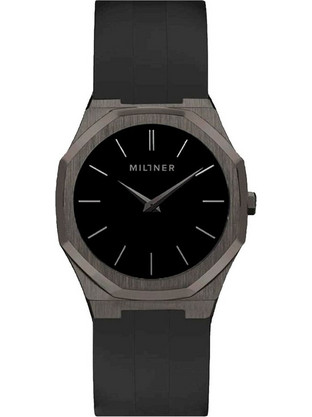 Millner Oxford Sport Ανδρικό Ρολόι με Μαύρο Καουτσούκ Λουράκι BS7237082