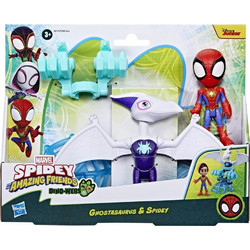 Hasbro Marvel Spidey & His Amazing Friends Ghostasaurus & Spidey Σετ Φιγούρες Δράσης για 3+ Ετών