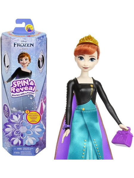 Mattel Disney Frozen Spin & Reveal Anna