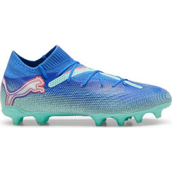 Puma Future 7 Pro FG/AG 107924-01 Ποδοσφαιρικά Παπούτσια με Τάπες και Καλτσάκι Μπλε