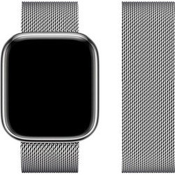 Forcell F-Design FA03 Λουράκι Μεταλλικό Silver (Apple Watch 42 / 44 / 45 / 49mm)