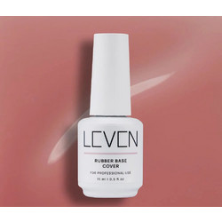 Leven Cover Rubber Base Ημιμόνιμο Βερνίκι Νυχιών 15ml