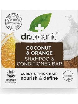 Dr. Organic Coconut & Orange Φυτικό Σαμπουάν & Conditioner για Επανόρθωση 75gr