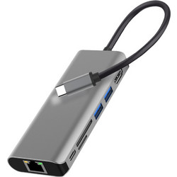 Powertech PTH-112 USB-C Docking Station με HDMI 4K PD Ethernet
