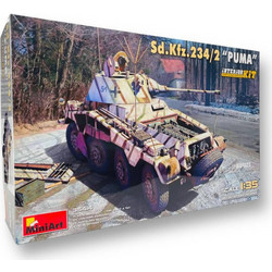 MiniArt Sd.Kfz.234/2 Puma Συναρμολογούμενο Πλαστικό Μοντέλο Τανκ 1:35