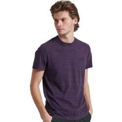 Superdry Vintage Logo Embroidered Tee Ανδρικό Αθλητικό T-Shirt Μωβ M1011245A-NBF