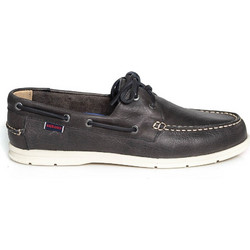 Sebago Naples Ανδρικά Μοκασίνια Boat Shoes Δερμάτινα Καφέ L7000070-901