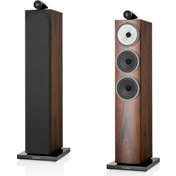 Bowers & Wilkins 703 S3 Ζεύγος Ηχείων Hi-Fi Δαπέδου 200W 3 Δρόμων Mocha