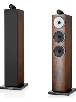Bowers & Wilkins 703 S3 Ζεύγος Ηχείων Hi-Fi Δαπέδου 200W 3 Δρόμων Mocha