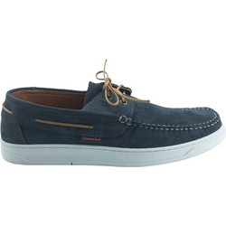 Commanchero Ανδρικά Μοκασίνια Boat Shoes Καστόρινα Navy Μπλε 72170-227