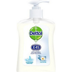 Dettol E45 Camomile Αντισηπτικό Κρεμοσάπουνο 250ml