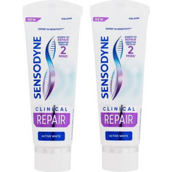 Sensodyne Clinical Repair Active White Οδοντόκρεμες για Λεύκανση 2x75ml