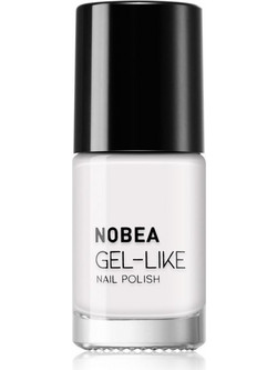 Nobea Day to Day Gel Like Snow White N57 Gloss Βερνίκι Νυχιών Μακράς Διαρκείας 6ml