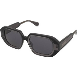 Max & Co MO0097 01A Γυναικεία Γυαλιά Ηλίου Ορθογώνια Κοκάλινα Μαύρα με Μαύρο Φακό