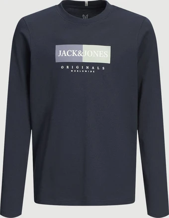 Jack Jones Παιδικό T-Shirt Μακρυμάνικο Navy Μπλε 12263109