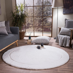 Teoran Floor Χαλί Στρογγυλό Shaggy 160cm 01