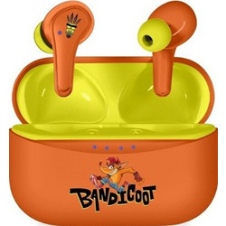 OTL Crash Bandicoot Ακουστικά Bluetooth In Ear Orange Yellow