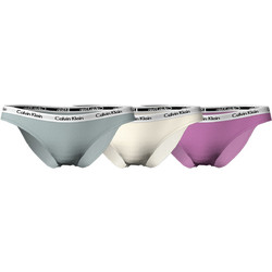 Calvin Klein Βαμβακερά Γυναικεία Slip 3Pack 000QD3588E-CFU